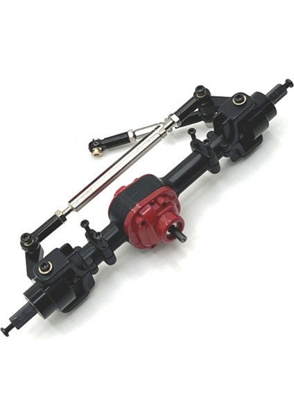 Mnmodel Için Ön ve Arka Aks Assy 1/12 MN82 LC79 MN78 Uzaktan Kumanda Araç Parçaları Metal Yükseltme Siyah (Yurt Dışından) modelleri