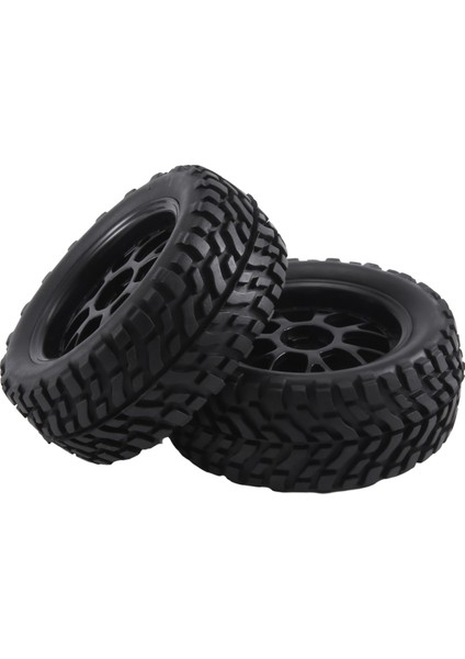 4pcs 75MM Plastik Tekerlek Kauçuk Lastik Tüm 1/10 Rc Ralli Yolda Yarış Tamiya TT02 XV01 (Yurt Dışından) indirimleri