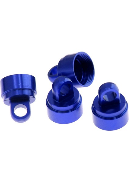 8pcs işlenmiş alaşım şok kapakları şok mesane dipleri yıkayıcılar Traxxas eğik çizgi 2wd 4wd mavi için pivot topları (Yurt Dışından) modelleri