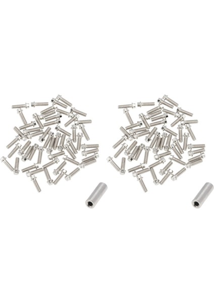 200PCS 1.9 2.2 Tekerlek Rim Imparatorluk M2 Vida Dekorasyonu 1/10 Rc Prwler Axıal SCX10 90046 AXI03007 Traxxas Trx4, A (Yurt Dışından)