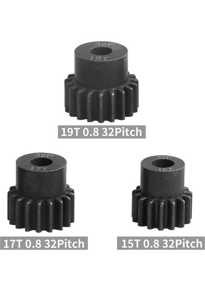 54T 32 Pitch Metal Çelik 3956 15T 17T 19T Pinyonlar Dişli Dişli 1/10 Traxxas Slash 4WD/2WD Zirvesi E-Revo (Yurt Dışından) fırsatları