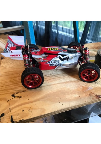 2set 65MM Metal Tekerlek Jant + Yüksek Kavrama Kauçuk Lastik Lastikleri Wltoys 144001 A959 A959-B 124019 124018 Rc Araç Parçaları, Kırmızı (Yurt Dışından) indirimleri