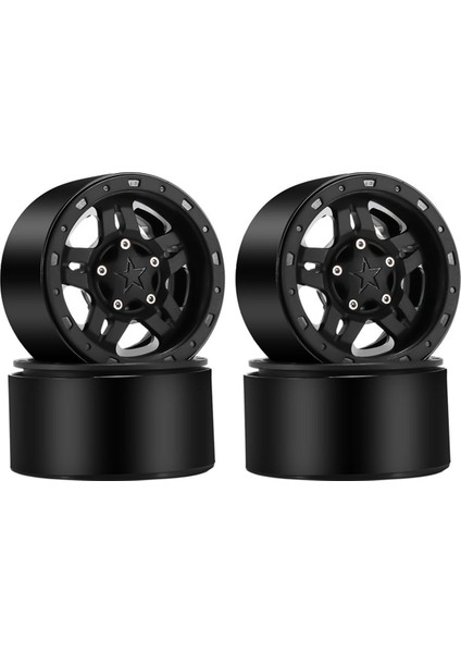 8pcs Plastik Beadlock 2.2 Tekerlek Hub Tekerlek Jantları 1/10 Rc Paletli Araba Eksenel SCX10 Wraith Capra RR10 Traxxas Trx4 D90 (Yurt Dışından) modelleri