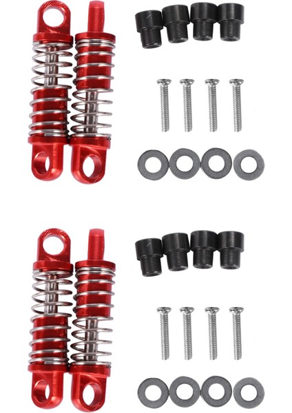 4pcs 1/28 Rc Wltoys Rc Araç K969 K989 K999 P929 4WD Kısa Kurs Drift Araba Yükseltme Parçaları-Kırmızı (Yurt Dışından)