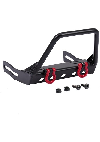 1/10 Rc Prıgler Axıal SCX10 Traxxas Trx4 D90 CC01 Yükseltme Parçaları Için Metal Rc Rc Kaya Çakmızı Araba Ön Tampon (Yurt Dışından)