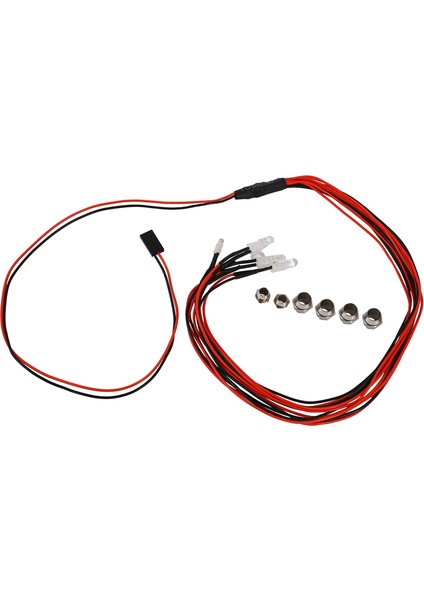 30 LED Işık Kiti 2 Beyaz 2 Kırmızı 2 Mavi 1/10 1/8 Traxxas HSP SCX10 D90 HPI RC CAR (Yurt Dışından) fiyatları