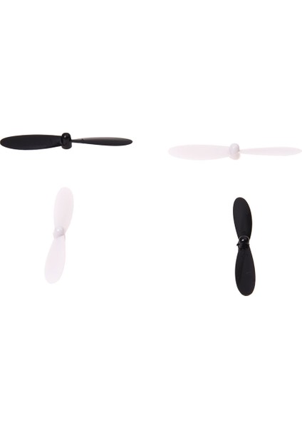 20 Adet Set Pervaneli Bıçaklar Hubsan Için Koruyucu Kapak X4 H107 H107C H107D Quadcopter, Siyah+Beyaz (Yurt Dışından) fırsatları