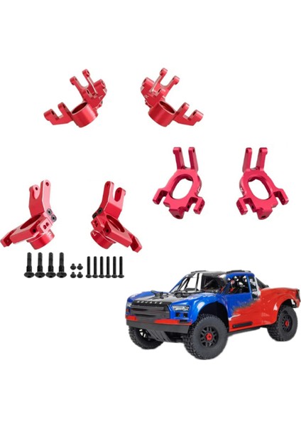 Metal C Hub Koltuk C Direksiyon Kupası Arrma Için Arka Aks Kupası 1/10 Kraton Outcast 4x4 4s V2 Blx 1/8 Mojave 4x4 4s Blx Rc Parçaları (Yurt Dışından) modelleri