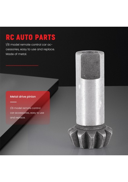 2pcs metal sürüş pinyon dişlisi 8060 1/8 zd yarış 08423 08425 08426 08427 9020 9072 9116 9203 RC araba yükseltme parçaları (Yurt Dışından) fırsatları