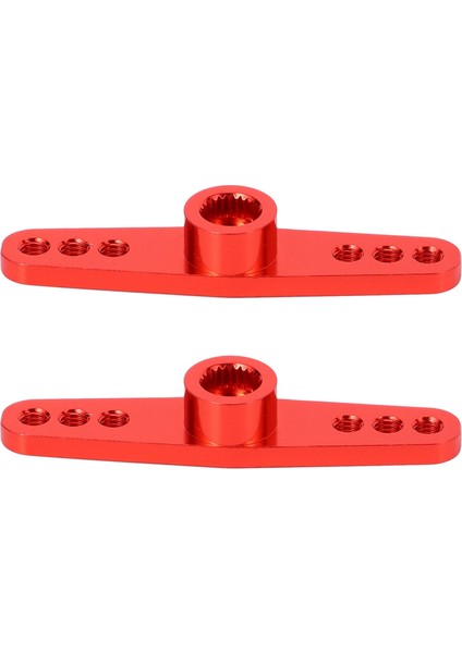 2x 25T Direksiyon Servo Kolu Boynuz Metal Parçaları Futaba Için Çift Direksiyon Kolu (Yurt Dışından)