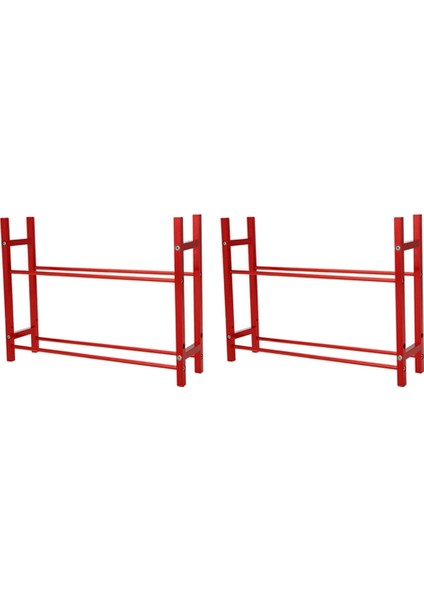 Rc Drift Arabalar Için 2x 1/10 Tekerlek Jantlar Raf ve Sürüklenme Lastik Rafları Paletli SCX10 Trx4, Kırmızı (Yurt Dışından)