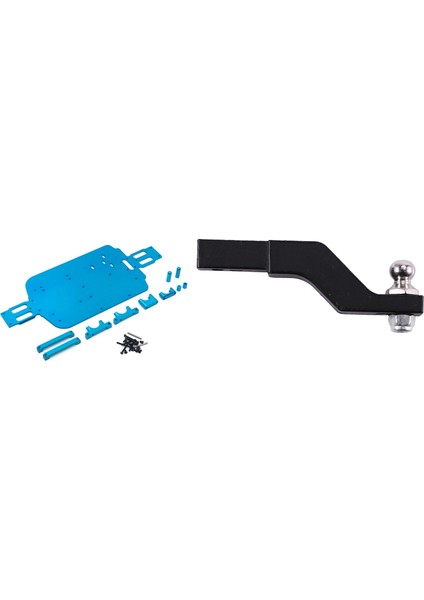 Yükseltme Metal Şasi Aksesuarları ile Rc Araç Metal Römork Kancası Damla Alıcı Alıcı (Yurt Dışından)