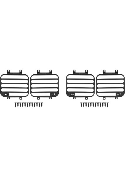 Mn D90 D99S Için 2x MN99S 1/12 Rc Araba Yükseltme Parçaları Ön Işık Lambası Koruma Far Kapağı Koruma Giriş Aksesuarları (Yurt Dışından)