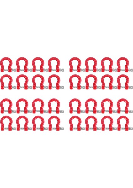 32PCS Metal Ön Arka Tampon Römorku Kanca Çekme Kabı Kurtarma Kancası 1/10 Rc Rock Paletli Araba Traxxas Trx4 Trx-4 SCX10 (Yurt Dışından)