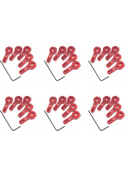 36PCS 25T Alüminyum Servo Boynuz M3 Iplikler Direksiyon Kolu Yüksek Tork Servo Motorlar Parçalar Rc Araba Düzlemi Teknesi (Yurt Dışından) fiyatları