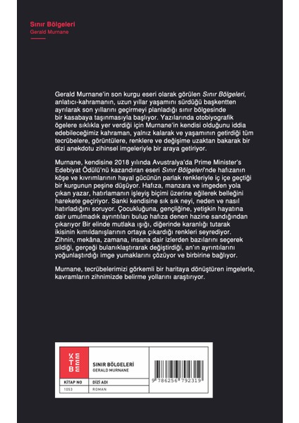 Sınır Bölgeleri - Gerald Murnane fiyatları