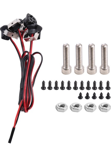 4led Işıklar Eksenel SCX10 Iıı Trx-4 Trx-6 1/10 Rc Trawler Araba Kamyonu Dekorasyon Parçaları Mavi Işık (Yurt Dışından)