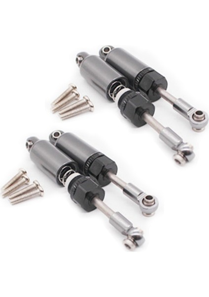 Wltoys Için 2x Metal Şok Emiciler A959-B A949 A959 A969 A979 1/18 Rc Araç Parçaları, Gri (Yurt Dışından)