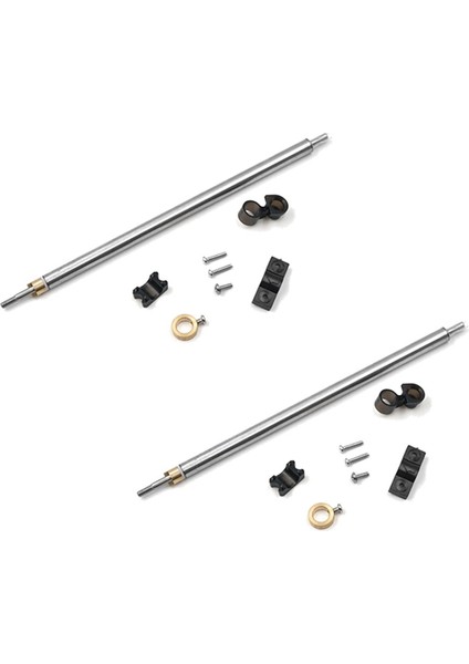 2x FT011-12 Çelik Tüp Boru Montajı Metal Şaft Yedek Parçalar Feılun FT011 Rc Tekne Speedboat Aksesuarları (Yurt Dışından)