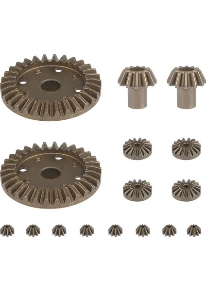 16 Pcs Wltoys Için Metal Dişli Diferansiyel Sürüş Dişleri 144001 12428 &amp; 1set 1/14 Uzaktan Kumanda Diferansiyel Kupaları (Yurt Dışından) fiyatları