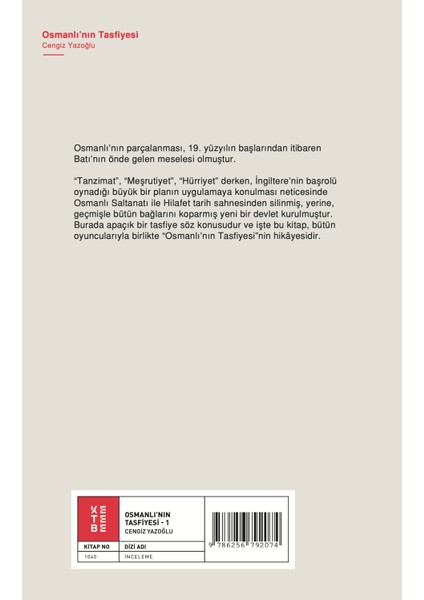 Osmanlı’nın Tasfiyesi - Cengiz Yazoğlu modelleri