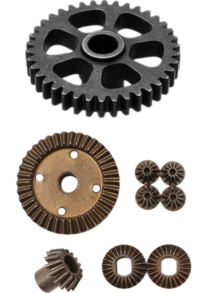 Wltoys A949 A959 ve A949 A959 Metal Diferansiyel Dişliler Için Metal Azaltma Dişli + Motor Dişli Wltoys 1/18 A949 A959 (Yurt Dışından)