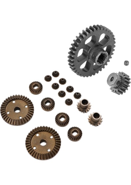Wltoys A949 A959 ve A949 A959 Metal Diferansiyel Dişliler Için Metal Azaltma Dişli + Motor Dişli Wltoys 1/18 A949 A959 (Yurt Dışından) fiyatları