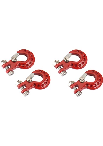 4pcs Metal Römork Kancası Vinç Kanca Dekorasyonu 1/10 Rc Paletli Araba Eksenel SCX10 Traxxas Trx4 RC4WD D90 Yükseltme Parçaları, 1 (Yurt Dışından)