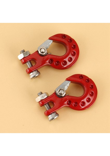 4pcs Metal Römork Kancası Vinç Kanca Dekorasyonu 1/10 Rc Paletli Araba Eksenel SCX10 Traxxas Trx4 RC4WD D90 Yükseltme Parçaları, 1 (Yurt Dışından) fırsatları