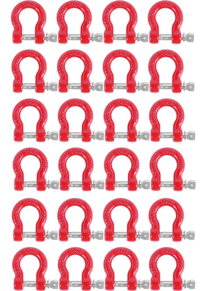 24PCS Metal Ön Arka Tampon Römorku Kanca Çekme Kabı Kurtarma Kancası 1/10 Rc Rock Paletli Araba Traxxas Trx4 Trx-4 SCX10 (Yurt Dışından)