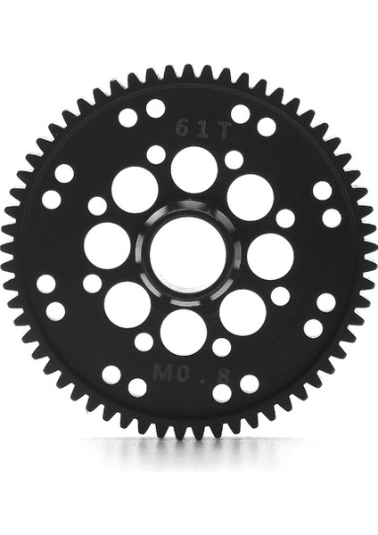 Çelik Metal 32P 61T Spur Dişli Ana Dişli ARA311100 Arrma Için 1/10 Gorgon Monster Kamyonu 2WD Rc Araba Yükseltme Parçaları Siyah (Yurt Dışından)