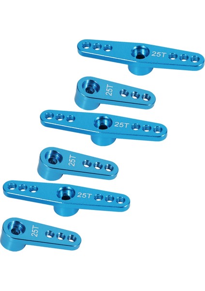 Futaba Savox Için 3x 25T Alüminyum Rc Servo Kol Korna Xcore Hl Hsp Hd Güç Rc Araçları, Mavi (Yurt Dışından)