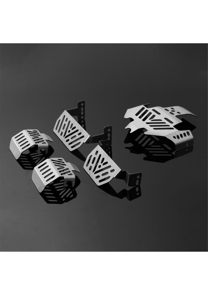 5pcs Trx4 Paslanmaz Çelik Şasi Zırh Skid Plakası, 1/10 Rc Prıger Trx-4 Rc Araç Yükseltme Parçaları (Yurt Dışından) fırsatları