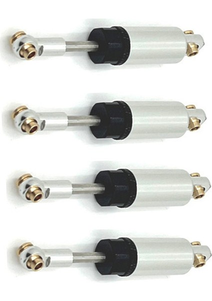 4pcs Mn 1/12 D90 MN82 LC79 MN78 Için Hidrolik Şok Emici Wpl 1/16 C14 C24 C34 C44 Rc Araç Yükseltmeleri Parça Gümüş (Yurt Dışından) modelleri
