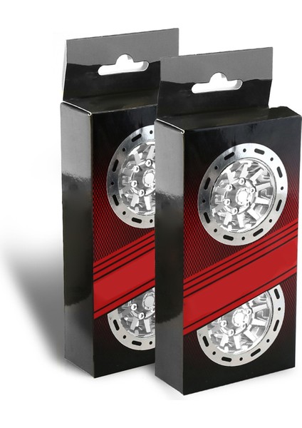 Metal 1.9 Inç Beadlock Wheel Jant Dış Çap Rc 1/10 12MM Altı Paletli Araba Eksenel SCX10 90047 CC01 Trx4, Gümüş (Yurt Dışından) fırsatları