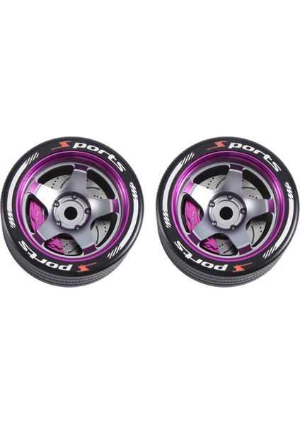 Sanwa Mt4 /futaba Için 2x 4px /flysky Nb4 /ko Ex Sonraki /wfly X9 Uzaktan Kumanda Evrensel Handwheel Direksiyon Simidi Mor (Yurt Dışından)