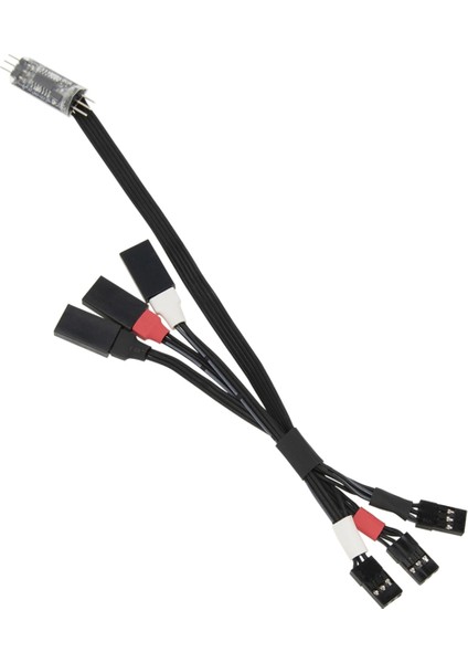 RC Araba 4Ws Dört Tekerlek Direksiyon Kontrol Hattı Paneli İçin servo kontrol kablosu 1/8 1/10 1/18 1/24 RC Paletli (Yurt Dışından) fırsatları