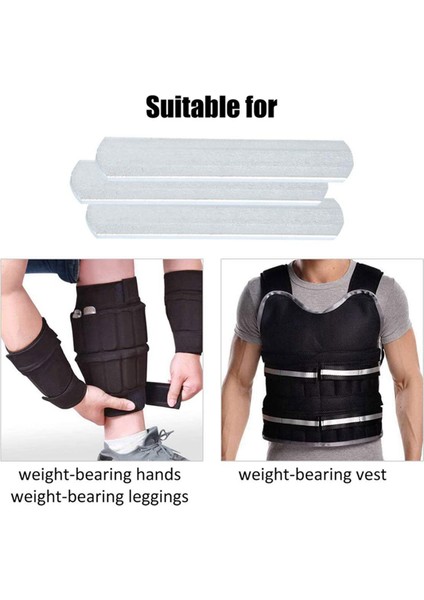 12 Adet Ağırlıklı Yelek Çelik Plakalar Egzersiz Fitness Eğitimi Için Kuvvet Antrenmanı Plakası (Yurt Dışından) indirimleri