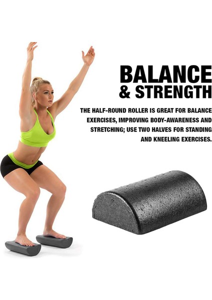 5pair 30CM Yoga Pilates Için Yarım Yuvarlak Köpük Silindir Spor Fitness Ekipman Denge Padi Yoga Blokları (Yurt Dışından) fiyatları