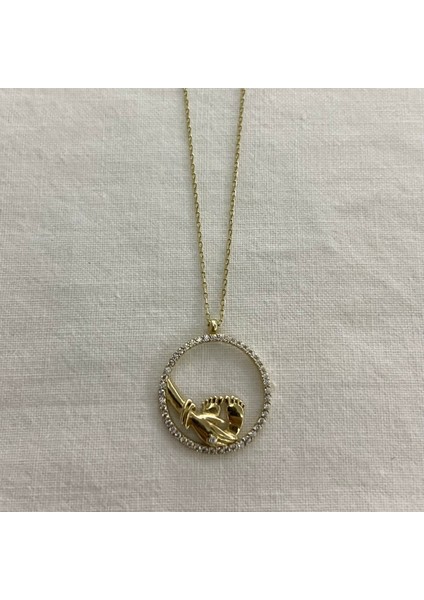 Ayak İzi Altın Kolye fırsatları