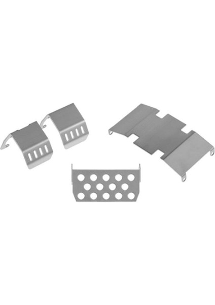 Eksenel SCX10 Için Iı 90046 47 90059 60 Metal Şasi Zırh Ön Koruma Plakası Aks Koruma Yumurtası (Yurt Dışından)