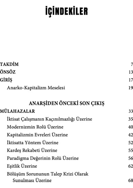 Anarşiden Önceki Son Çıkış - Yusuf Dinç modelleri