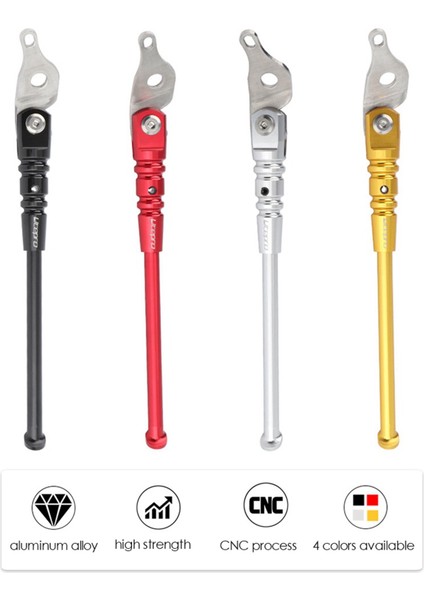 Brompton Aksesuarları Için 2x Litepro Bisiklet Kick Stand Bisiklet Kickstand Mountain Bisiklet Bisiklet Bisiklet Rafı (Gümüş) (Yurt Dışından) fiyatları
