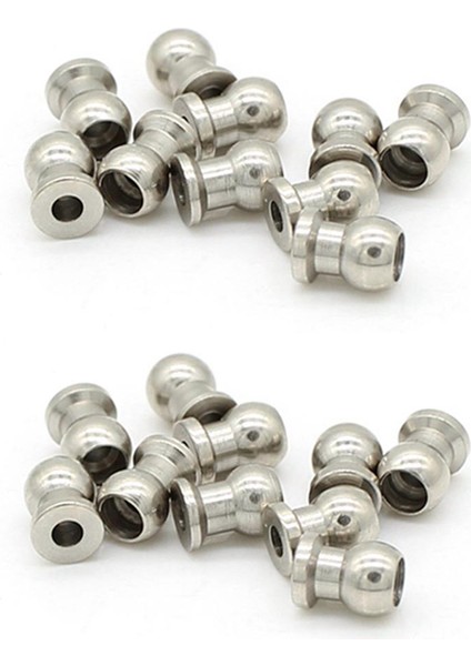 20pcs içi boş toplar çubuk uç top eklemi K989-2032 WLTOYS için 284161 284010 284131 K969 K989 1/28 RC Araba Parçaları (Yurt Dışından)
