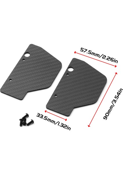 Karbon Fiber Süspansiyon Kolu Çamur Koruma Tozu Arrma Mojave 6s Için Rc Araba Yükseltme Parçaları Rc Araba Aksesuarları (Yurt Dışından) modelleri