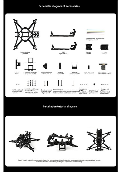 HGLRC Draknight 2inch Ultra-Light FPV Teelick Frame Kitleri FPV Freestyle 2inch Açık Drone için 91mm Dingil Destek (Yurt Dışından) fırsatları