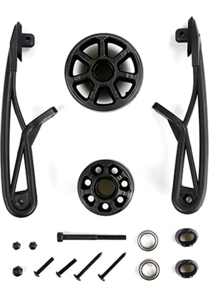 1/8 Hpi Yarışı Için Arka Kuyruk Kasnak Kiti Vahşi Xl Flux Rovan Torland Fırçasız ve Plastik Kabuk Braketi (Yurt Dışından) modelleri