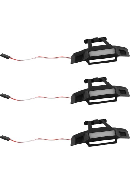3x Ön Tampon ve LED Işık Mjx Hyper Go 16208 16209 16210 H16 H16H 1/16 Rc Araba Yedek Parçaları Aksesuarları (Yurt Dışından)