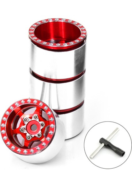 1 0 inç metal beadlock tekerlek göbek tekerlek jant 1/18 RC paletli araba traxxas trx4-m savunucusu bronco scx24 rc parçaları (Yurt Dışından) indirimleri