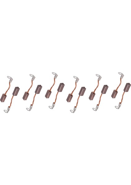 12 adet karbon fırçaları 540 550 fırçalanmış motor karbon fırçası yedek parçalar aksesuarları (Yurt Dışından)